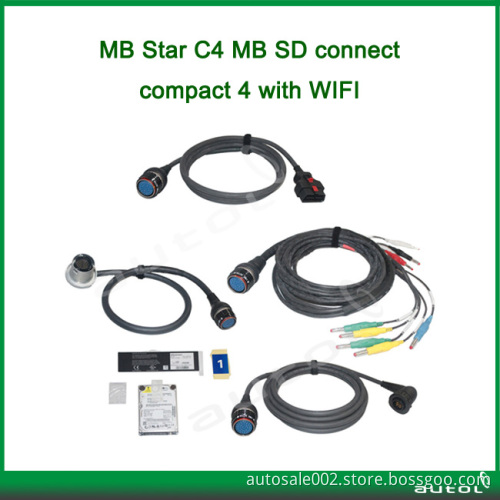 Latest Version 07/2013 for MB Star Compact 4 Star C4 SD Connect for Benz Cars & Trucks + Warranty